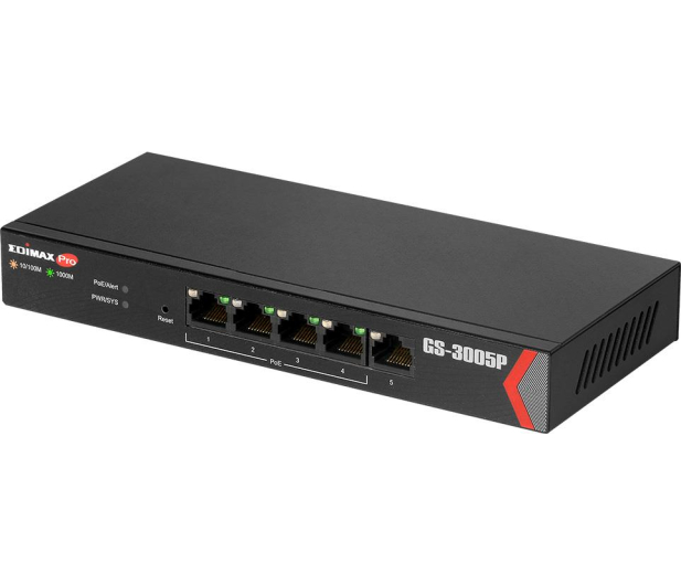 Edimax 5p GS-3005P (5x10/100/1000Mbit 4xPoE+) - 445967 - zdjęcie 4